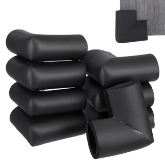Protector de esquina de muebles, parachoques de espuma en forma de U para marco de cubierta de seguridad de borde, protección antiarañazos, 12 Uds.