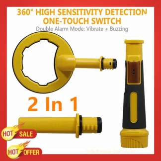 Detector de Metales subacuático 2 en 1, puntero de pulso, tesoro de buceo, Detector de metales resistente al agua, buscador de metales de mano, fácil de usar