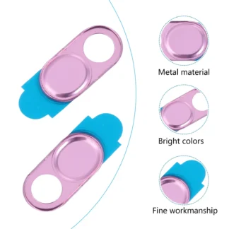 Cubierta deslizante para cámara web de aleación de aluminio, cubierta ultrafina de privacidad para ordenador portátil, tableta, ordenador de escritorio, 2 uds.