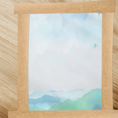 2 Rollos de Cinta de Papel Kraft Confiable, Diseño Simple y Sólido para Protección Contra Polvo e Insectos, Accesorio de Sellado Escribible, Parte Trasera Plana para el Hogar