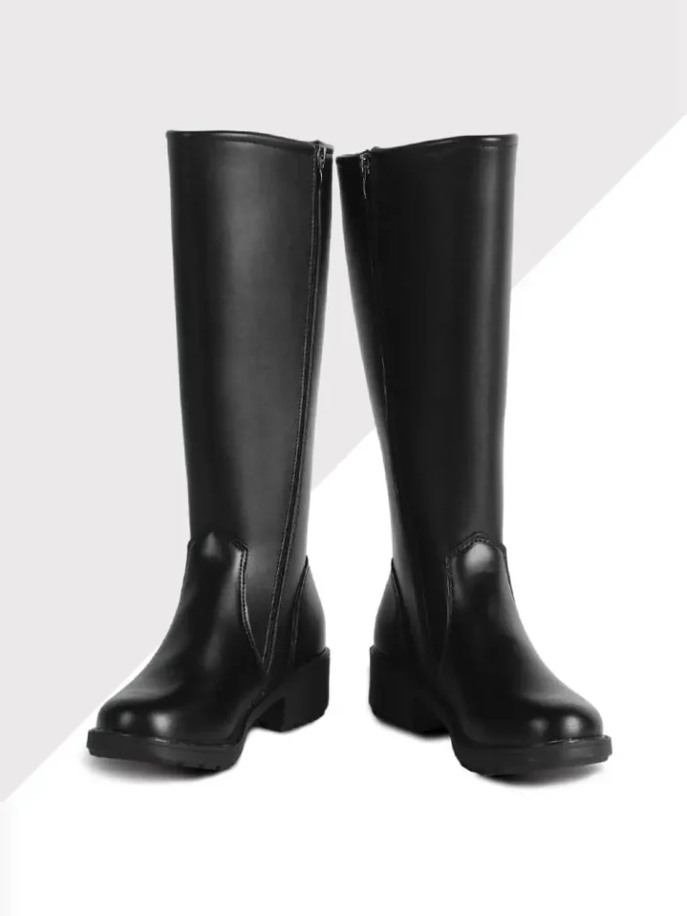 Botas es de caña alta para oficis de batallón, para ceremonias de elevación de bandera, clase de bandera nacional, ...