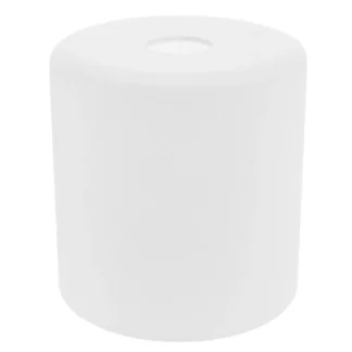 Pantalla de Lámpara Cilíndrica de Vidrio Blanco Lechoso con Difusión de Luz Suave para Lámparas de Pie, Mesa, Pared y Colgantes