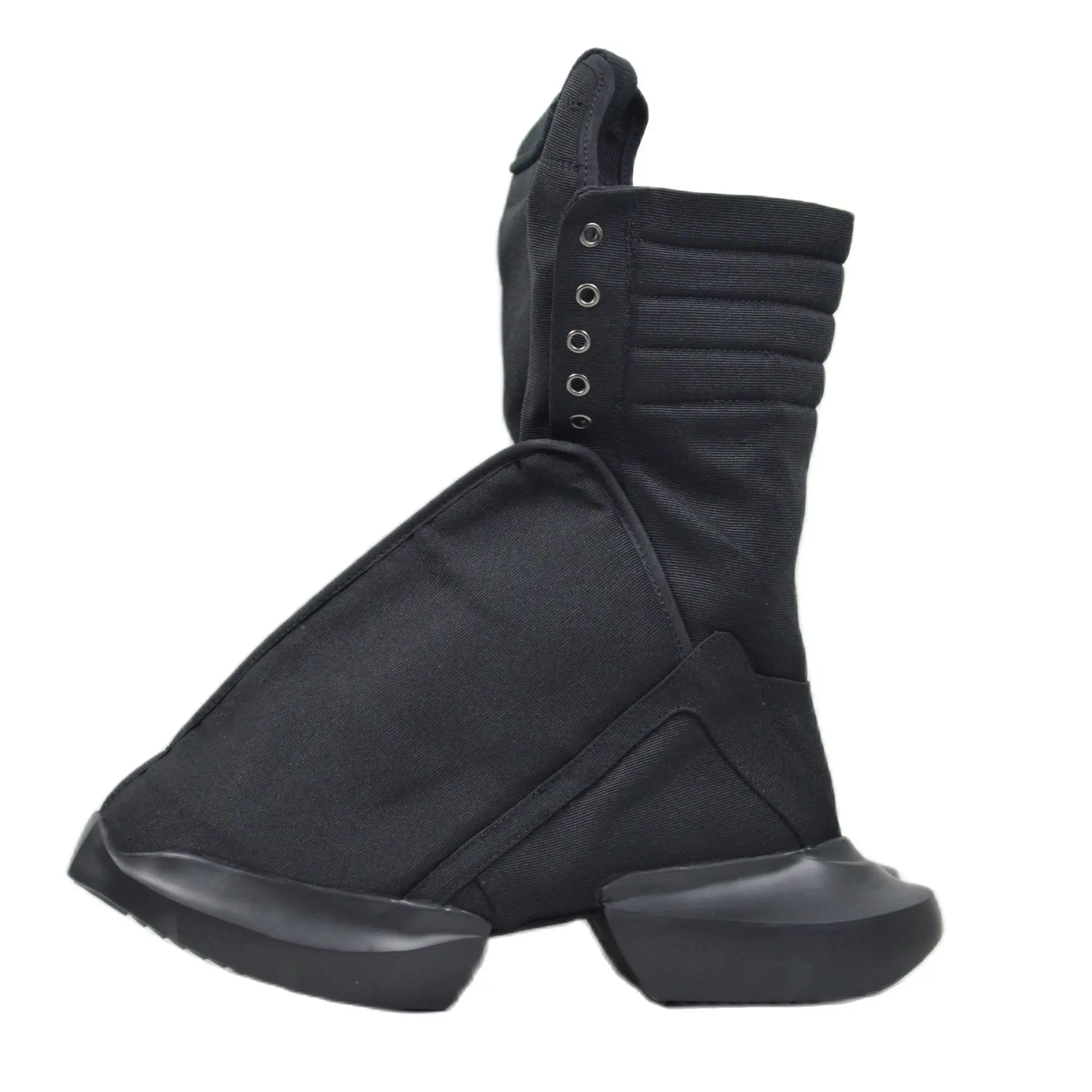 Zapatos altos para hombre, zapatillas de lona para mujer, zapatillas de moto, plataforma informal, botas de diseñador de otoño con cordones y cremallera de lujo