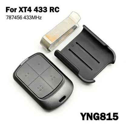 Reemplazo XT4 433 RC 787456 Control remoto de puerta de garaje / Transmisor de control remoto de puerta 433MHz