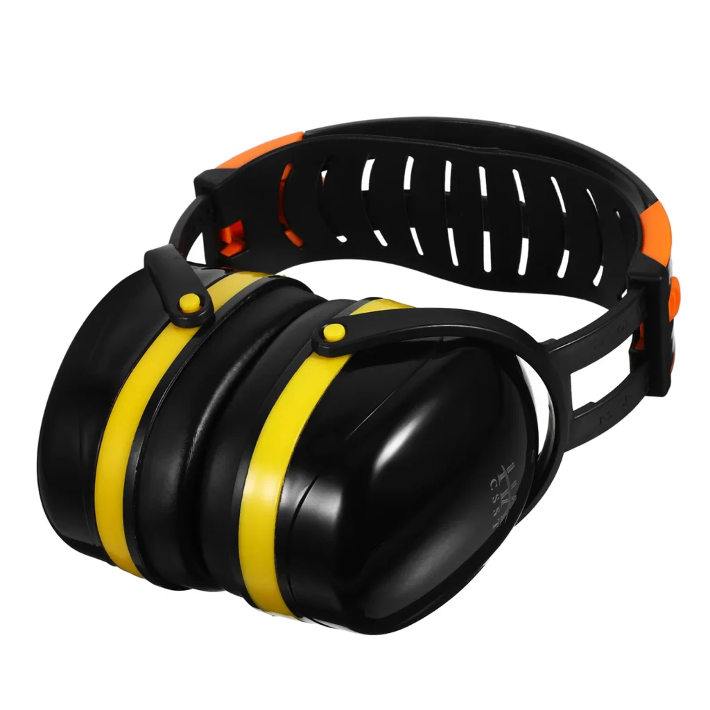 Auriculares ajustables con reducción de ruido, orejeras insonorizadas, color negro, para dormir, tiro, protección auditiva industrial
