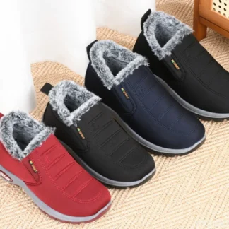 Nuevas botas de nieve de invierno, zapatos de terciopelo para hombres, zapatos de algodón viejos de Beijing, una generación de cabello, zapatos de algodón gruesos y cálidos para hombres mayores