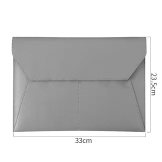 Nuevo Bolsa de documentos de cuero A4, carpeta de sobres de cuero de gran capacidad, organizador de archivos a prueba de polvo,