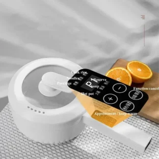Estufa eléctrica de 220V, estufa de fideos doméstica multifuncional de doble capa de una olla, olla caliente sin contacto, herramientas de cocina de 1,6 L