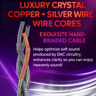 DAC HiFi USB tipo C de invierno: decodificador independiente ESS ES9318, PCM de 32 bits y 384 kHz, actualización de audio portátil DSD256