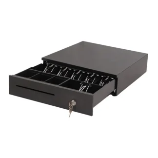 Cajón de caja registradora electrónica con cerradura de 3 dígitos de alta calidad para sistemas POS, bandeja de dinero