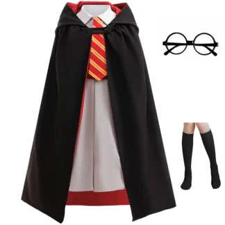 Disfraz de Maga con Capa para Niñas, Uniforme de Cosplay para Halloween, Carnaval, Fiesta de Cumpleaños, Disfraz de Detectives