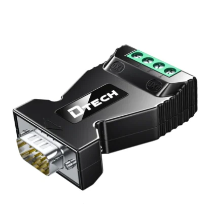 2 uds DTECH DT-9001B adaptador de puerto serie de grado Industrial RS232 a RS485 convertidor de comunicación serie