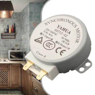 Motor de respaldo de tocadiscos de microondas Compatible con 1 Motor de respaldo de tocadiscos de microondas Compatible con modelos AAC 220-240V 5-6 Rpm