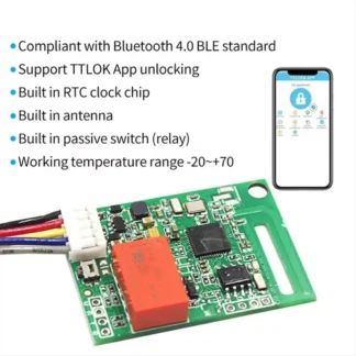 SN-9134 TTLOCK App Módulo de cerradura electrónica remota Módulo de cerradura de placa Sistema de control de acceso de puerta de salida de relé