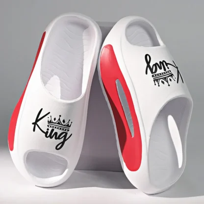 Zapatillas de hombre EVA antideslizantes, zapatillas de moda, zapatillas informales cómodas de verano, zapatillas de interior para el hogar, talla grande