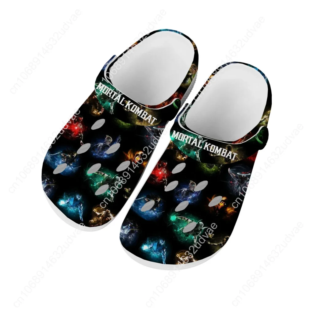 Mortal Kombat Sandalias Hombres Mujeres Adolescente Moda Zapatos de agua Juegos populares Jardín Transpirable Confort Playa Zapatillas personalizadas