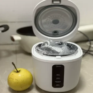 Mini olla arrocera Midea MB-FB08M301 de 220 V: cocinar arroz y gachas con facilidad para una o dos en hogares pequeños DW