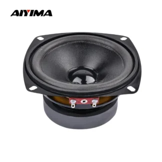 AIYIMA 1 Uds. Altavoz de sonido portátil de rango completo de 4 pulgadas 8 Ohm 50W TV ordenador Woofer altavoces de Audio DIY para cine en casa