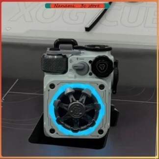 Nuevo Altavoz portátil Muzen Cyber Cube-Pro Bluetooth Audio Bluetooth 5,0 con Fidget Spinner sonido cristalino con Led RGB