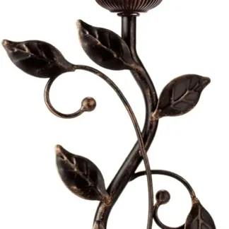 Lámpara de Mesa Táctil con Carga USB, Regulable, para Mesita de Noche, Pantalla de Vidrio Ámbar Vintage para Sala de Estar y Dormitorio