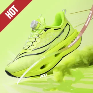 Zapatillas para correr con placa de carbono para maratón, zapatillas deportivas transpirables ligeras para hombre y mujer, cómodas zapatillas deportivas antideslizantes informales