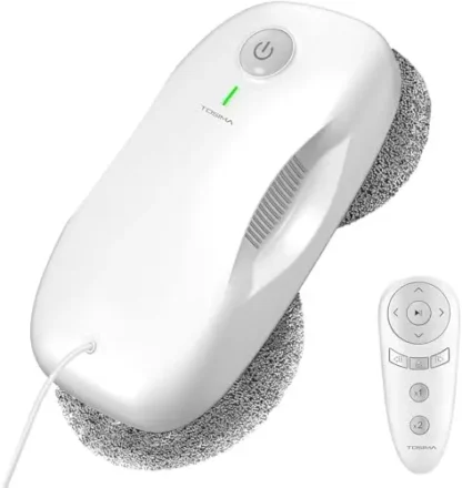Robot Limpiacristales Tosima W2 – Limpieza Automática, Succión de 3800 Pa, Ruta Inteligente, Detección de Bordes, Control Remoto