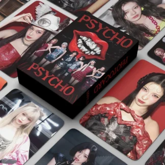 55 Uds BABYMONSTER nuevo álbum PSYCHO Lomo tarjetas WE GO UP HD Printd Photocards RUKA AHYEON ASA CHIQUITA PHARITA Fans regalo