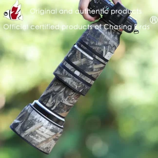 Abrigo de camuflaje de lente CHASING BIRDS para SONY FE 100-400mm GM cubierta protectora de lente impermeable y impermeable SEL 100400 cubierta de lente