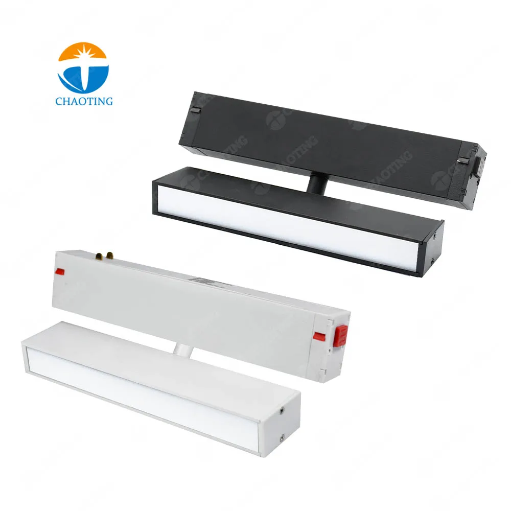 Tuya WiFi Smart ZigBee Control reflectores giratorios 9W/18W carril magnético ajustable luz de inundación de pista LED para iluminación Interior