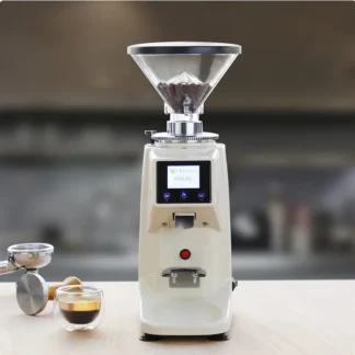 Molinillo de café eléctrico para Espresso con temporizador electrónico de precisión, molinillo de café ajustable con pantalla táctil