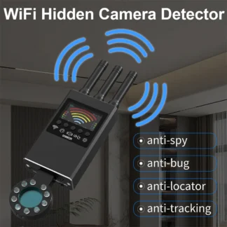 Detector de cámara oculta, rastreador GPS antiespía para coche, dispositivo de escucha, Bug RF, inalámbrico, escáner de todos los señales, dispositivo de protección de seguridad