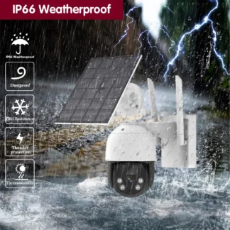 Sistema de cámara CCTV inalámbrico con energía Solar, 10 canales, 4MP, hogar, granja, bosque, seguridad segura, PTZ, IP, Wifi Solar, Kit de cámara CCTV, NVR de 8 canales