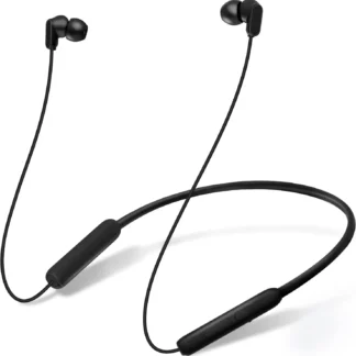 Auriculares inalámbricos con Bluetooth 5.2, resistentes al agua IPX7, graves profundos, 20 horas de reproducción, comodidad ultraligera (negro)