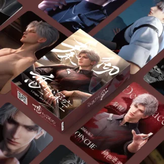 55 unids/set nuevo juego amor y espacio profundo láser Lomo tarjeta Sylus Zayne Xavier Rafayel personajes del juego 3 pulgadas tarjetas fotográficas regalo para seguidores