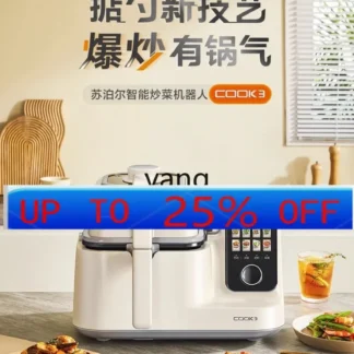 Máquina de Cocina Inteligente Multifuncional Integrada de Gran Capacidad, Olla Automática para el Hogar