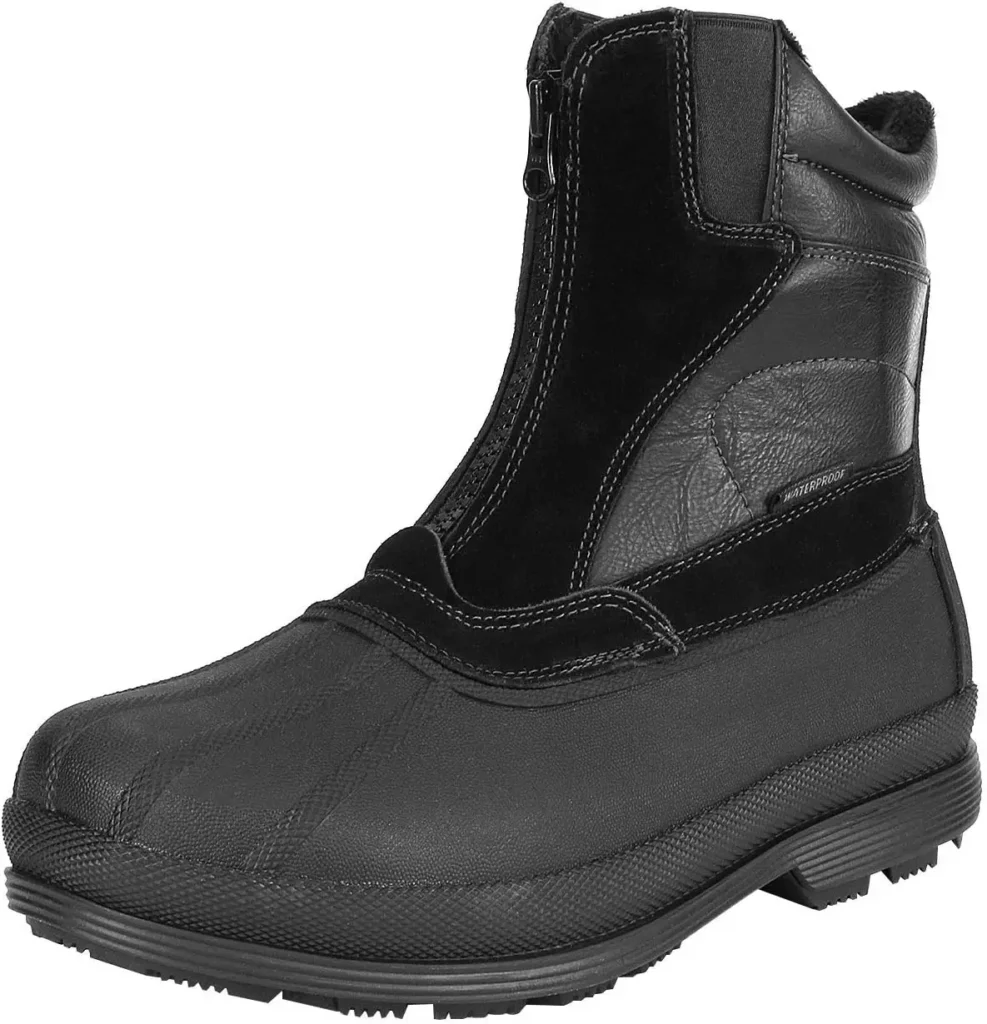 Botas de Nieve Impermeables y Aisladas para Hombre, Calzado de Invierno para Clima Frío