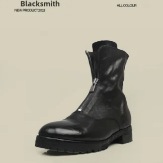 Guidi JXM 20WV Botas retro para hombre Otoño Invierno Botas de cuero ternero Retro Sle Cierre de cremallera Transpirable Interno L...