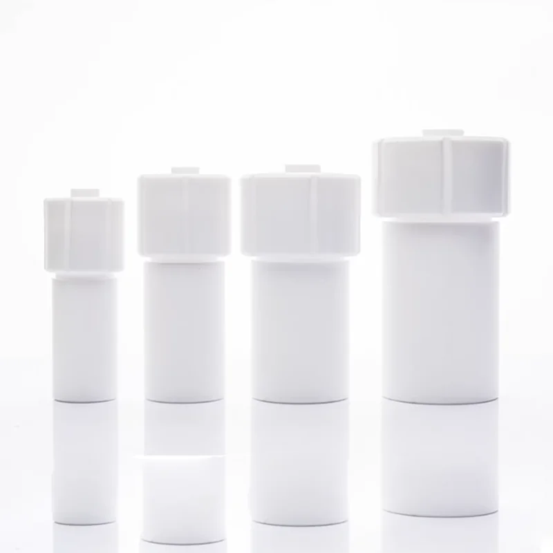 Vaso de muestra para digestión de PTFE, 30ml, 50ml, 100ml, 200ml, de politetrafluoroetileno, resistente a la corrosión y a altas temperaturas
