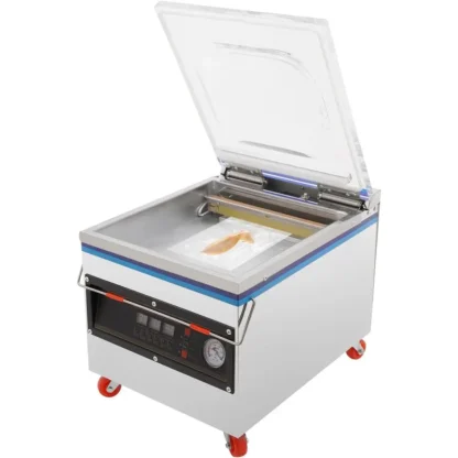 Selladora al Vacío Automática de 360W para Bolsas de 13'' x 12.5'' - Ideal para Carne, Frutas, Salsas y Conservación de Alimentos