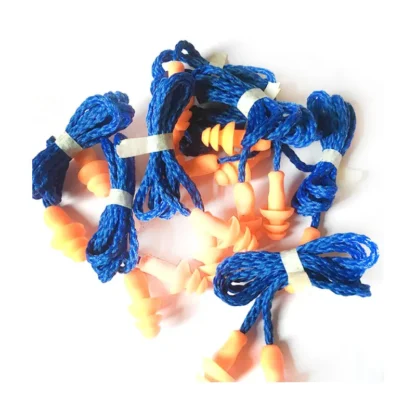 10 unids/lote de tapones para los oídos de silicona, impermeables, reutilizables, a prueba de ruido, protectores para los oídos con cable para nadar con cuerda antipérdida