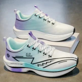 Zapatillas de deporte cómodas y transpirables para hombre, unisex, para las cuatro estaciones, informales, para exteriores, con suela blanda, para correr a velocidad, calzado deportivo de carreras