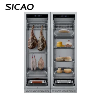 Refrigerador para Maduración en Seco RTS, Refrigerador para Vino, Refrigerador para Maduración en Seco de Salami, Pescado, Queso, Carne de Res y Filetes