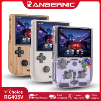 ANBERNIC-consola de juegos portátil Retro RG405V, 4 ", IPS, pantalla táctil HD, sistema Android 12, actualización OTA, Wifi, reproductor de juegos Retro portátil