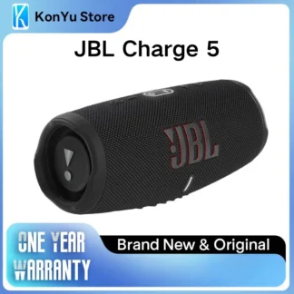 Altavoz Bluetooth Portátil JBL Charge 5, Resistente al Agua IP67, Salida de Carga USB, 20 Horas de Reproducción, JBL Partyboost