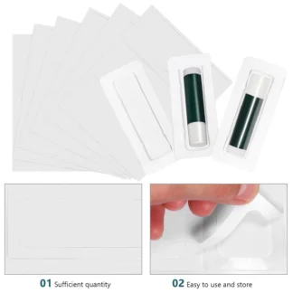 Estuche transparente para bálsamo labial, 40 Uds., para fácil almacenamiento y visibilidad clara, contenedor de brillo labial resistente y de larga duración, DIY