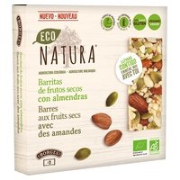 Barritas de frutos secos con almendras 3 barritas de 25g - Borges Eco-Natura