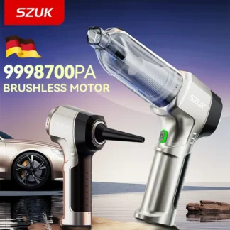 SZUK 9998700PA aspiradora de coche 4 en 1 potente limpiador inalámbrico máquina de limpieza portátil Mini aspiradora de mano para coche