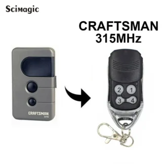 Sears Craftsman Abridor de puerta de garaje Control remoto 139,53753 HBW2028 315MHz