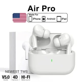 Auriculares inalámbricos Bluetooth Air Pro 5 TWS Max, auriculares internos deportivos con cancelación de ruido para iPhone de Apple