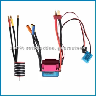 Motor sin Escobillas 2430 para Auto RC 1/8 1/10 1/12 1/14, Drift, Carreras, Todoterreno, con ESC de 30A 5800KV-A79M